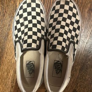 women’s checkered vans sneakers